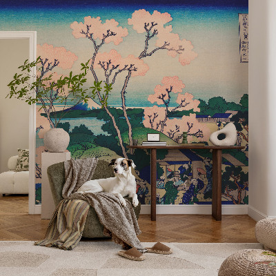 Children's wall mural Cherry blossoms