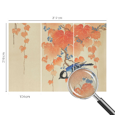 Peel and stick wallpaper mural Wine Harmony