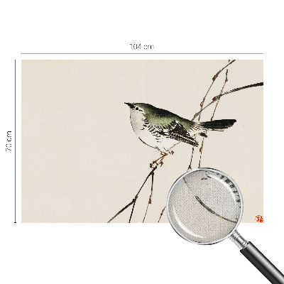 Self-adhesive wall mural Harmonious bird