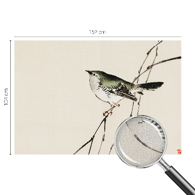 Self-adhesive wall mural Harmonious bird