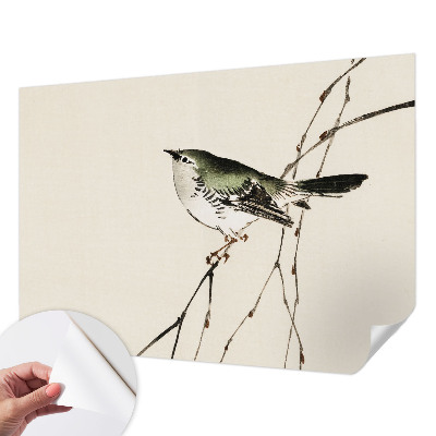 Self-adhesive wall mural Harmonious bird