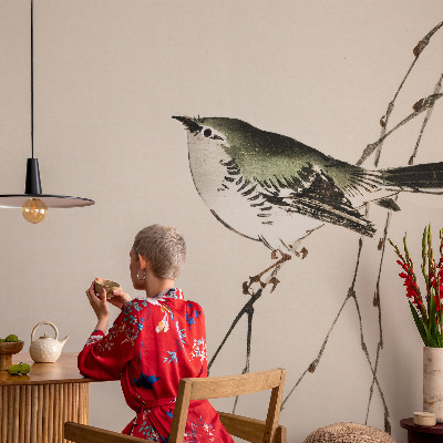 Self-adhesive wall mural Harmonious bird