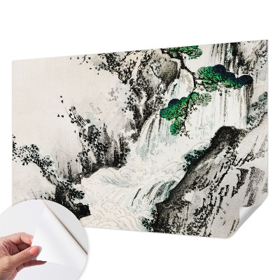 Removable wall mural wallpaper Nature's Waterfall