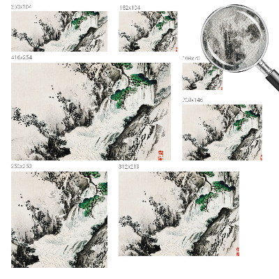 Removable wall mural wallpaper Nature's Waterfall
