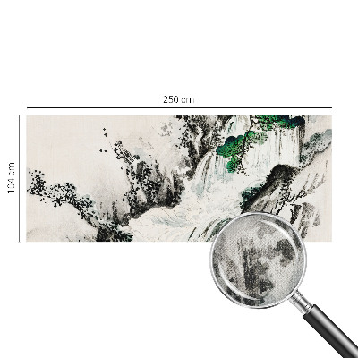 Removable wall mural wallpaper Nature's Waterfall