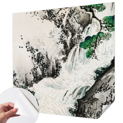 Removable wall mural wallpaper Nature's Waterfall