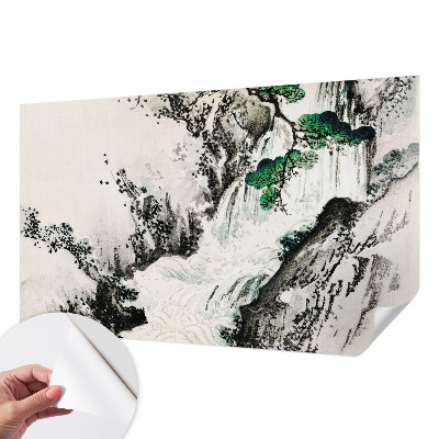 Removable wall mural wallpaper Nature's Waterfall