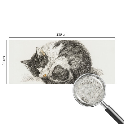 3D photo wallpaper mural Adorable kitty