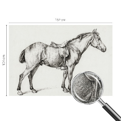 Nursery wall mural Sketch of a horse