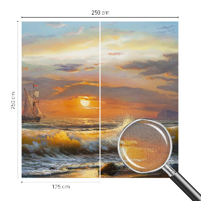 Baby room wall mural Sea panorama