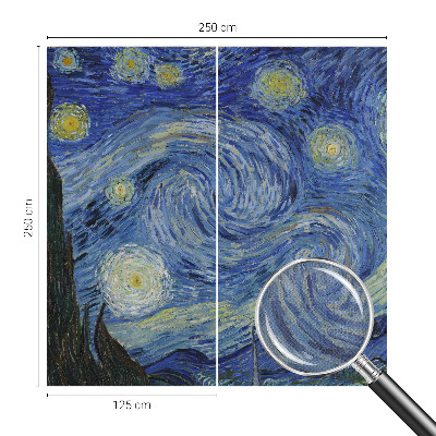 Self-adhesive wall mural Night Vortex