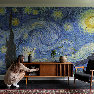 Self-adhesive wall mural Night Vortex