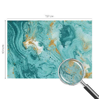 Self-adhesive photo wallpaper with a sea waves design