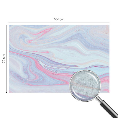 Stick-on wall mural Pastel swirl