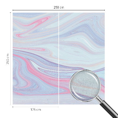 Stick-on wall mural Pastel swirl