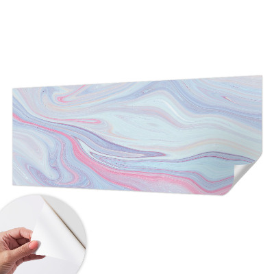 Stick-on wall mural Pastel swirl