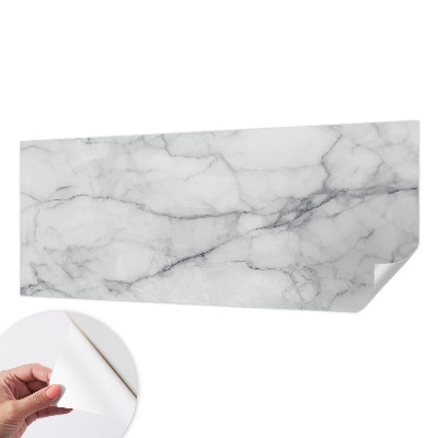 Removable wall mural with a marble elegance design