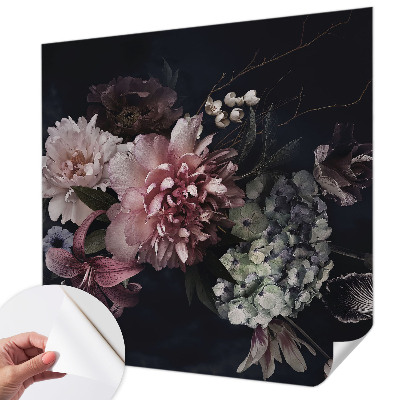 Removable wall mural wallpaper Floral arrangement