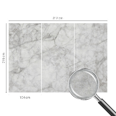 Peel and stick wall mural for living room Marble elegance