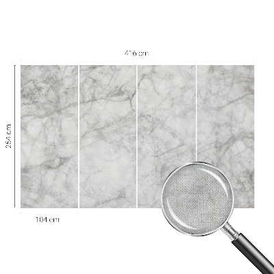 Peel and stick wall mural for living room Marble elegance