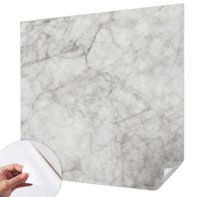 Peel and stick wall mural for living room Marble elegance