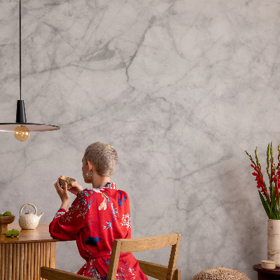 Peel and stick wall mural for living room Marble elegance