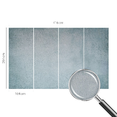 Peel and stick wall mural for bedroom in gray concrete finish