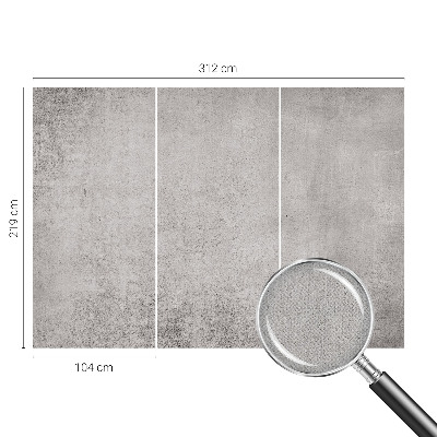 3D photo wallpaper mural with a concrete pattern