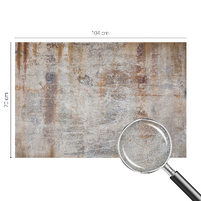 Peel and stick wall mural for kids' room with a raw surface finish
