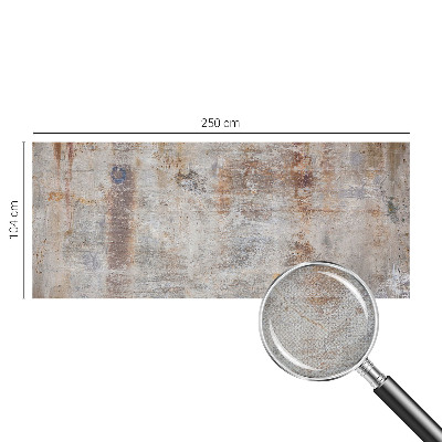 Peel and stick wall mural for kids' room with a raw surface finish