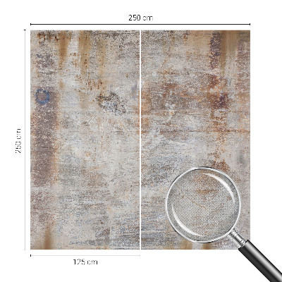 Peel and stick wall mural for kids' room Raw surface