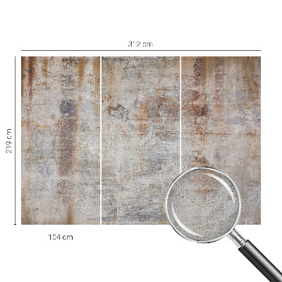 Peel and stick wall mural for kids' room Raw surface