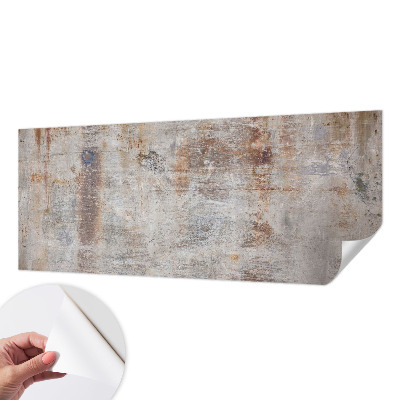 Peel and stick wall mural for kids' room with a raw surface finish