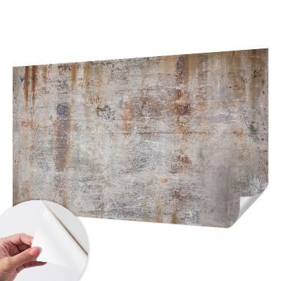 Peel and stick wall mural for kids' room Raw surface