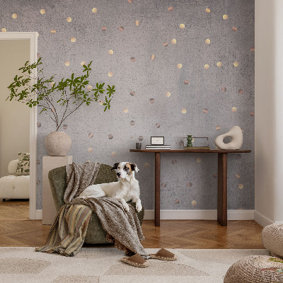 Nursery wall mural Symmetrical dots