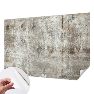 Baby room wall mural featuring an industrial space design
