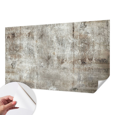 Baby room wall mural featuring an industrial space design