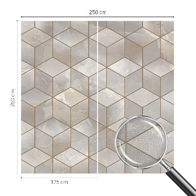 Children's wall mural Geometric mosaic