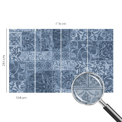 Peel and stick wallpaper mural Plant ornaments