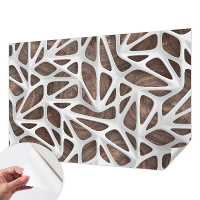 Stick-on wall mural with the Dynamic Harmony design