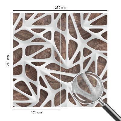 Stick-on wall mural with the Dynamic Harmony design