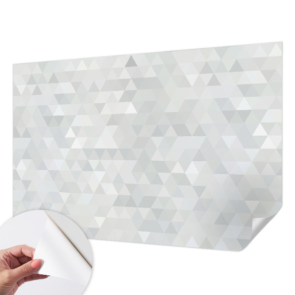 Peel and stick wall mural for bedroom Gray pattern