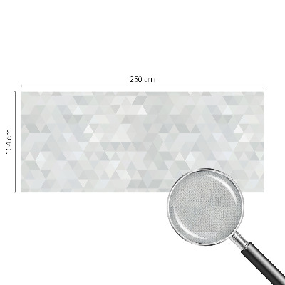 Peel and stick wall mural for bedroom with a gray patterned design