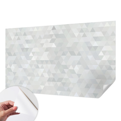 Peel and stick wall mural for bedroom Gray pattern
