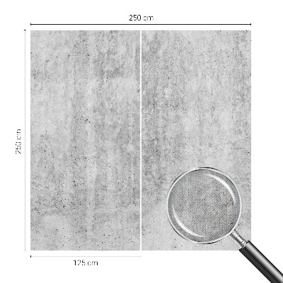Peel and stick wall mural for kids' room with a concrete wall design