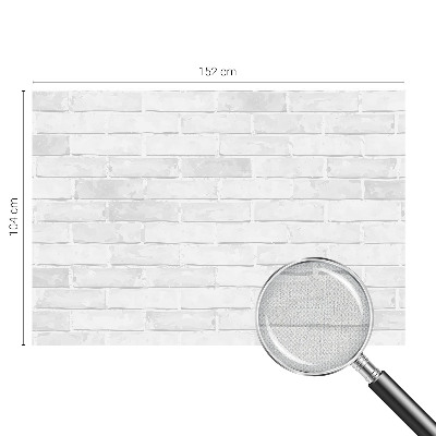3D wall mural with a brick wall design