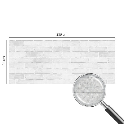 3D wall mural with a brick wall design