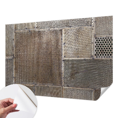 Self-adhesive wall mural Metallic patterns