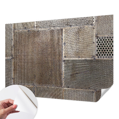 Self-adhesive wall mural Metallic patterns