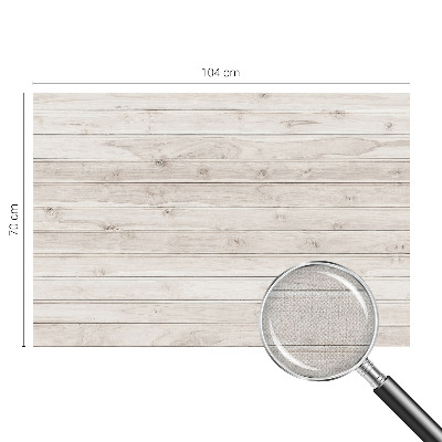 Peel and stick wallpaper mural with a natural wood design